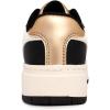 imageNautica Girls Sneakers  LaceUp Tennis Shoes Casual ampamp Comfortable for ToddlersToddler Little Kids ampamp Big Kids PlatformRegularBone Black Goldplatform
