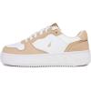 imageNautica Girls Sneakers  LaceUp Tennis Shoes Casual ampamp Comfortable for ToddlersToddler Little Kids ampamp Big Kids PlatformRegularTan White Gold