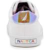imageNautica Girls Sneakers  LaceUp Tennis Shoes Casual ampamp Comfortable for ToddlersToddler Little Kids ampamp Big Kids PlatformRegularWhite Multi