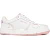 imageNautica Girls Sneakers  LaceUp Tennis Shoes Casual ampamp Comfortable for ToddlersToddler Little Kids ampamp Big Kids PlatformRegularWhite Pearl Pink