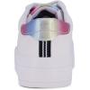 imageNautica Girls Sneakers  LaceUp Tennis Shoes Casual ampamp Comfortable for ToddlersToddler Little Kids ampamp Big Kids PlatformRegularWhite Rainbow