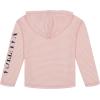 imageNautica Girls Striped Long Sleeved Hooded TopPink Dolphin Stripe
