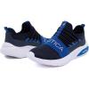 imageNautica Kids Athletic SlipOn Sneakers  Comfortable Bungee Running Shoes for Boys and Girls  Stylish and Supportive Footwear for Active Kids Big KidLittle KidToddlerNavy Cobaltsummr