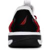 imageNautica Kids Athletic SlipOn Sneakers  Comfortable Bungee Running Shoes for Boys and Girls  Stylish and Supportive Footwear for Active Kids Big KidLittle KidToddlerWhite Black Red
