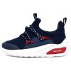 imageNautica Kids Athletic SlipOn Sneakers  Comfortable Bungee Running Shoes for Boys and Girls  Stylish and Supportive Footwear for Active Kids Big KidLittle KidToddlerNavy White Redswimm