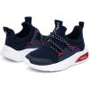 imageNautica Kids Athletic SlipOn Sneakers  Comfortable Bungee Running Shoes for Boys and Girls  Stylish and Supportive Footwear for Active Kids Big KidLittle KidToddlerNavy White Redswimm