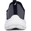 imageNautica Kids Athletic SlipOn Sneakers  Comfortable Bungee Running Shoes for Boys and Girls  Stylish and Supportive Footwear for Active Kids Big KidLittle KidToddlerGrey Navynolan
