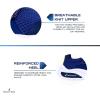 imageNautica Kids Athletic SlipOn Sneakers  Comfortable Bungee Running Shoes for Boys and Girls  Stylish and Supportive Footwear for Active Kids Big KidLittle KidToddlerCobalt Lime