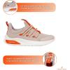imageNautica Kids Athletic SlipOn Sneakers  Comfortable Bungee Running Shoes for Boys and Girls  Stylish and Supportive Footwear for Active Kids Big KidLittle KidToddlerBone Orange