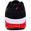 imageNautica Kids Boys Casual LaceUp Fashion Sneakers Oxford Comfortable Walking Shoe Big Kid  Little Kid  ToddlerBlackRed
