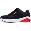 imageNautica Kids Boys Casual LaceUp Fashion Sneakers Oxford Comfortable Walking Shoe Big Kid  Little Kid  ToddlerBlackRed