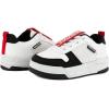 imageNautica Kids Boys Casual LaceUp Fashion Sneakers Oxford Comfortable Walking Shoe Big Kid  Little Kid  ToddlerWhite Black Red