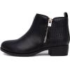 imageNautica Kids Girls Ankle Bootie With Side Buckle and Zipper Dress Boot For Youth ampamp Toddler ToddlerLittleBig KidsInara Black