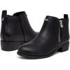imageNautica Kids Girls Ankle Bootie With Side Buckle and Zipper Dress Boot For Youth ampamp Toddler ToddlerLittleBig KidsInara Black