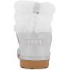 imageNautica Kids Girls Boot With Sherpa Fur For Snow And WinterWarm Ankle Slipper Bootie Big Kid  Little Kid  ToddlerGrey Shimmer Silver