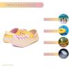 imageNautica Kids Girls Clogs Slip On Platform Slides Garden Shoes Water Sandals Beach Slipper for Children Indoor OutdoorPink Yellow