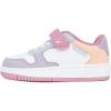 imageNautica Kids Girls Sneakers with Adjustable Strap and Bungee Straps  Comfortable Casual Shoes ToddlerLittle KidPink Tealalmina