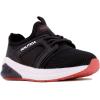 imageNautica Kids Light Up Flashing Sneaker Athletic Running Shoes LaceUpBungeeSlipon Boy  GirlLittle KidBig Kid Kappil Parks Neave LightsBack Red Pop Lights