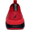 imageNautica Kids Light Up Flashing Sneaker Athletic Running Shoes LaceUpBungeeSlipon Boy  GirlLittle KidBig Kid Kappil Parks Neave LightsRed Mono Black Lights