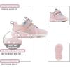imageNautica Kids LightUp Flashing Sneaker Athletic Running Shoes with Strap  Fashionable and Fun for Boys and Girls  Available in Toddler and Little Kid SizesJurnee Lightsblush Rainbow Metallic