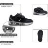 imageNautica Kids LightUp Flashing Sneaker Athletic Running Shoes with Strap  Fashionable and Fun for Boys and Girls  Available in Toddler and Little Kid SizesBlack Whiteplankton