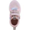 imageNautica Kids LightUp Flashing Sneaker Athletic Running Shoes with Strap  Fashionable and Fun for Boys and Girls  Available in Toddler and Little Kid SizesJurnee Lightsblush Rainbow Metallic