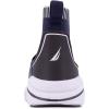 imageNautica Kids Silas HighTop Sock SlipOn Sneaker with Enhanced Ankle Support  Available in Big Kid Little Kid and Toddler Sizes for Boys and GirlsNavy White Pop