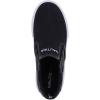 imageNautica Kids SlipOn Sneakers  Casual LowTop Shoes for Boys and Girls  Comfortable Athletic Style for School Play and Everyday Wear  ToddlerLittle KidBig Kid SizesBlack Canvas Logo