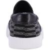 imageNautica Kids SlipOn Sneakers  Casual LowTop Shoes for Boys and Girls  Comfortable Athletic Style for School Play and Everyday Wear  ToddlerLittle KidBig Kid SizesBlack Canvas Logo