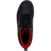 imageNautica Kids Sneaker LaceUp Fashion Shoe with BootLike High Top Design for Boys and Girls Big KidLittle Kid Sizes  HorizonBlack Monochrome