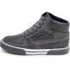 imageNautica Kids Sneaker LaceUp Fashion Shoe with BootLike High Top Design for Boys and Girls Big KidLittle Kid Sizes  HorizonStorm Grey
