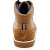 imageNautica Kids Sneaker LaceUp Fashion Shoe with BootLike High Top Design for Boys and Girls Big KidLittle Kid Sizes  HorizonTan