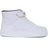 imageNautica Kids Sneaker LaceUp Fashion Shoe with BootLike High Top Design for Boys and Girls Big KidLittle Kid Sizes  HorizonWhitejarrel