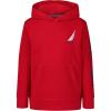 imageNautica Boys Long Sleeve Fleece Pullover Hoodie Comfortable Relaxed FitSignal Flag Tango Red