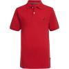 imageNautica Boys Short Sleeve Anchor Polo Button Closure Soft ampamp Comfortable Pique FabricLegacy Carmine