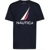 imageNautica Boys Short Sleeve JClass Logo Crew Neck TShirt Soft Comfortable Relaxed FitJclass Sport Navy