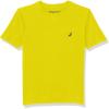 imageNautica Boys Short Sleeve Solid Crew Neck TShirt Soft Comfortable Relaxed FitSulphur Spring Fb26
