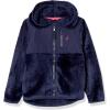 imageNautica Girls Chipie Faux Fur Jacket Hooded Lightweight Coat with Nylon Yoke FullZip FrontPeacoat