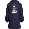 imageNautica Girls Long Sleeve Fleece Sweatshirt DressPeacoat Sequin