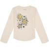 imageNautica Girls Long Sleeve Graphic TShirt Flip Sequin and Glitter EmbellishmentsEgret Shooting Stars