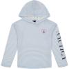 imageNautica Girls Striped Long Sleeved Hooded TopBlue Anchor Stripe