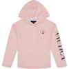 imageNautica Girls Striped Long Sleeved Hooded TopPink Dolphin Stripe