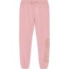 imageNautica girls Logo Sweatpants Fleece Joggers With Ribbed Cuffs ampamp Functional Side PocketsPink Glitter Art