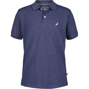 imageNautica Boys Short Sleeve Anchor Polo Button Closure Soft ampamp Comfortable Pique FabricNavy Eb40