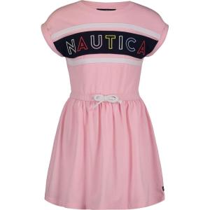 imageNautica Girls Short Sleeve Fashion DressAlmond Billboard