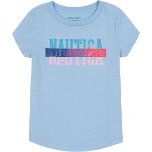 imageNautica Girls Short Sleeve TShirt with Flip Sequin Design Cotton Tee with Tagless InteriorDutch Canal