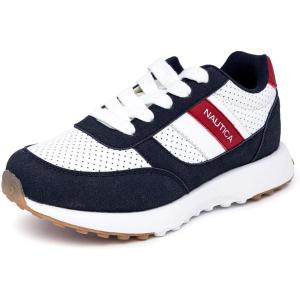 imageNautica Kids Boys Casual LaceUp Fashion Sneakers Oxford Comfortable Walking Shoe Big Kid  Little Kid  ToddlerAmericana
