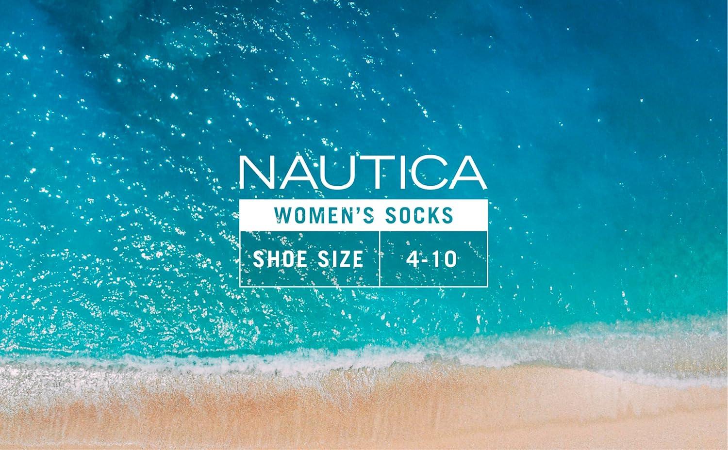 imageNautica Womens Socks  Lightweight Athletic Low Cut Socks 6 PackNavy Assorted