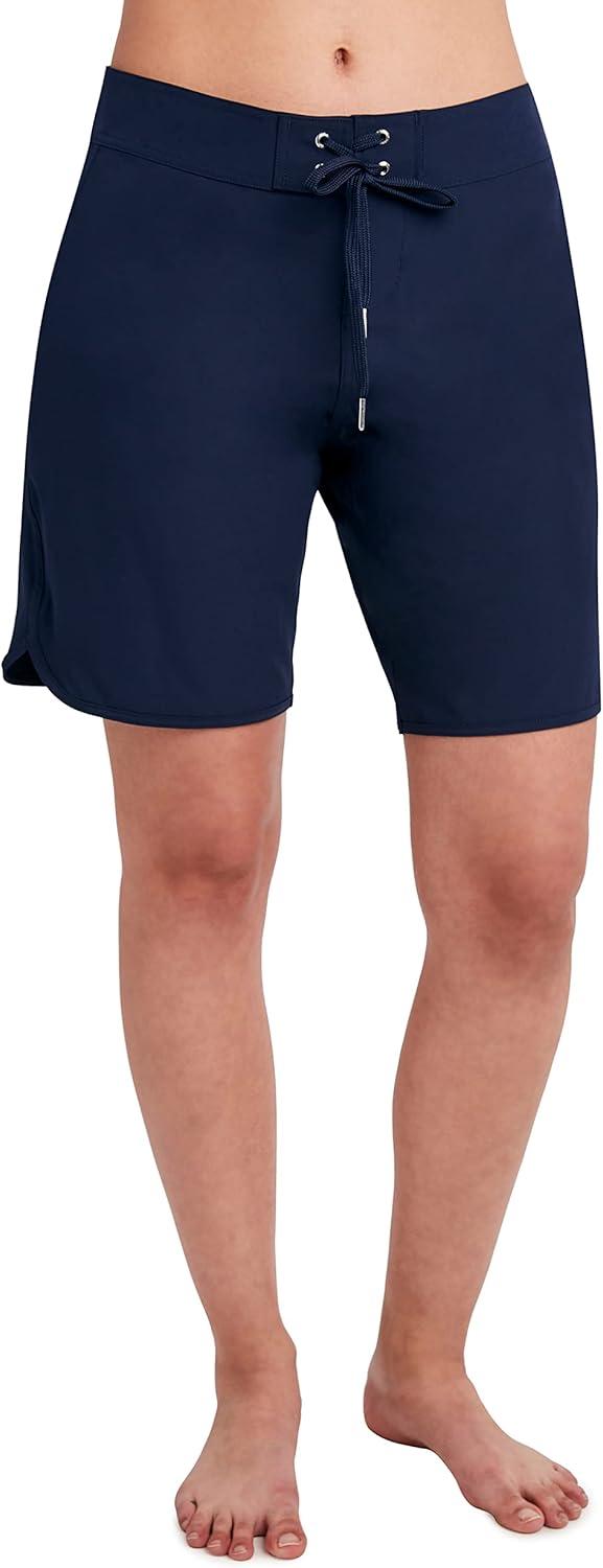 imageNautica Womens Standard Board 9quot Inseam  Quick Dry Swim Shorts Swimsuit Bottom Bikini Cover Up BeachwearDeep Sea