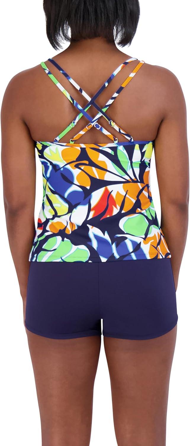imageNautica Womens Tankini Swimsuit Top QuickDry UPF Swim Beach Pool ampamp Resort WearFloral